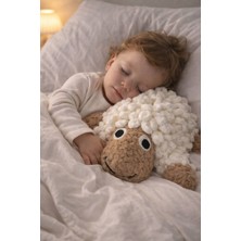 Maks Toys El Yapımı Örgü/peluş Kuzu Yastık | Çocuklar Için Uyku & Oyun Arkadaşı