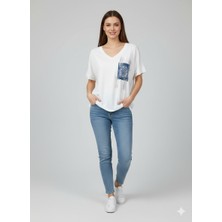 Centilmen Vedi Cepli V Yaka T-Shirt 7031