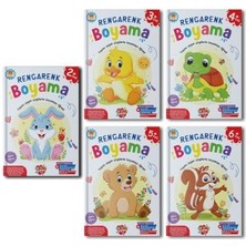 Boyama Zamanı Rengarenk Boyama 5 Kitap Takım