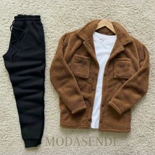 Insane Minds Peluş Gömlek - Eşofman Altı Takımı