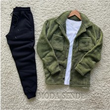 Insane Minds Peluş Gömlek - Eşofman Altı Takımı