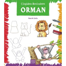 1001 Çiçek Kitaplar Çizgiden Resimlere - Orman
