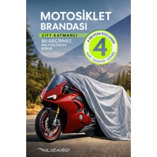 ByLizard Suzuki Burgman 400 Uyumlu Su Geçirmez Motosiklet Brandası Motor Branda Taşıma Çantalı Lastikli