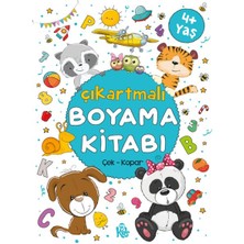 Bigkids Yayınları Çıkartmalı Boyama Kitabı - 4 Yaş +