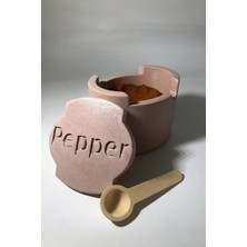 Feyza Design Modern Beton Biberlik, Şık ve Dayanıklı Mutfak Aksesuarı