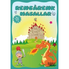 Baloncuk Kitap Çocuklar Için Hayal ve Odak Geliştirici Rengarenk Masallar Petrol Yeşili Kitap