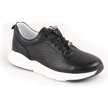 Libero L10.2219 Hakiki Deri Baskılı Ultra Hafif Eva Taban Kadın Casual Sneaker Ayakkabı