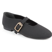 Libero L085.K502 Hakiki Nubuk Deri Tokalı Mary Jane Esnek Tpu Taban Kadın Casual Ayakkabı