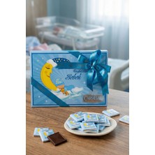 Çarşıbaşı Bebek Hediyelik Madlen Çikolata Mavi 84LÜ