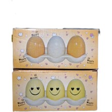 Feyza Design Yumurta Şekilli 3’lü Seramik Baharatlık Seti, Dekoratif ve Şık Tasarım