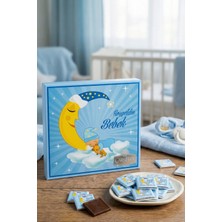Çarşıbaşı Bebek Hediyelik Madlen Çikolata Mavi 48LI