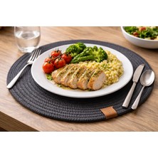 Wicker Rustic Hasır Amerikan Servisi, Supla, Yemek Seti
