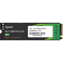 Apacer AP1TBAS2280F4-1 1tb 10400/8600MB/S M.2 Pcıe Gen5 X4 SSD (AP1TBAS2280F4L-1)
