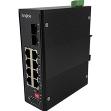 Longline 8×1000BASE-T Poe PORT+2×1000BASE-X Sfp Slot Dual Power ,DC48-57V Wıth Management