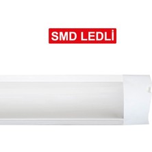 Hero Led 20 Watt 60 cm Ledli Yatay Bant Armatürü - 2'li Paket - Beyaz Işık