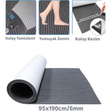 Eva Plus+  Premium Eva Marin Deck – Tekne & Yat Zemin Kaplama Taba - Siyah 95 x 190 Cm.