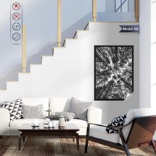 Akıllı Kağıt Statik Tutunma Özellikli Tablo - Poster Manzara (Model-98)