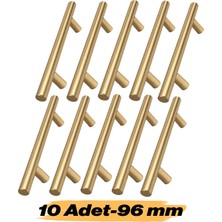 Nzb (10 Adet) Soft Altın Metal Mobilya Mutfak Dolap Çekmece Dolabı Kulbu Kulpu Kulpları 96MM