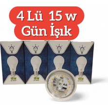 Aynur LED 4 Lü Gün Işık 15W LED Ampül