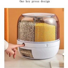 Feyza Design 6 kg Kapasiteli Çok Amaçlı Gıda ve Bakliyat Saklama Kabı