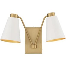 Ronisu Aydınlatma Modern Çift Kollu Konik Başlıklı Duvar Aplik RA-APLK-3528-52-22