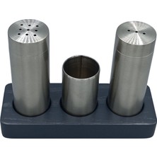 Feyza Design Modern Dikdörtgen Tuzluk ve Karabiberlik Seti, Şık Ev Dekoru