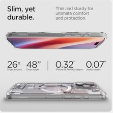 Skygo 16 Pro Max ile Uyumlu Ince Magsafe Kılıf Ultra Hybrid Sararma Karşıtı Duraclear™ Hava Kanalı Teknolojisi™ Askeri Sınıf Koruma Magfit Zero One Tasarım Kapak - ACS08005