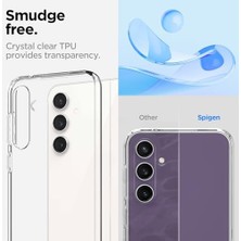Skygo Galaxy S23 Fe ile Uyumlu Kılıf Crystal 4 Tarafı Tam Koruma Crystal Clear - ACS06369