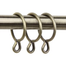 Skygo Rod Desyne Halkalar, 10 Adet, 3,5 Cm, Antik Pirinç