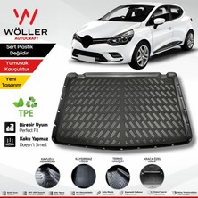 Wöller Renault Clio 4 Bagaj Havuzu 2012 2019 Arası 3D Wöller Ultraflex Esnek