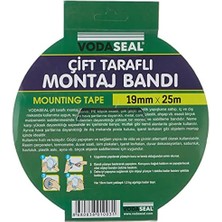 Skygo 53.01.039 Çift Köpük Montaj Bandı, Köpük, 19MMX25MT