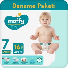 Moffy Twin Xxlarge No 7 Bebek Bezi 16 Adet