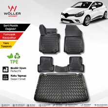 Wöller Renault Clio 4 Paspas Bagaj Havuzu Hatchback 2012 2019 Arası 3D Havuzlu Wöller