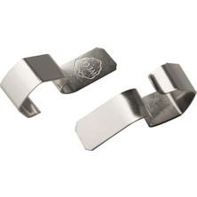 Feyza Design Paslanmaz Çelik Kavanoz Klipsi, 8 Adet, Güçlü ve Şık Saklama Çözümü