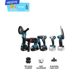 Brotech Dawreek Chelikbei Beşli Set MK350 (Budama Testeresi 10MM Ç.mandren+S.sıkma+Ş.spral+Ş.hilti)