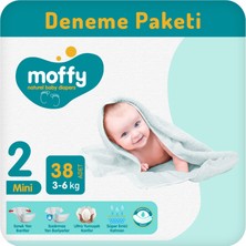 Moffy Twin Mini No 2 Bebek Bezi 38 Adet