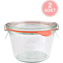 Feyza Design Cam Saklama Kavanozu Seti, 370 Ml, Şık ve Dayanıklı Tasarım, 2'li Paket