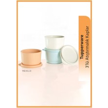 Feyza Design Mini Atıştırmalık Kaplar 3'lü Set, Pratik ve Şık Saklama Çözümleri