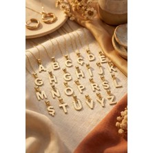 Fiyonk Kuyumculuk 14 Ayar Altın Harf Kolye Ucu