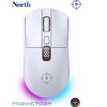 SARVONA North Odin Pro Wl Beyaz 26K Dpi 750 IPS 70G Ultralight Rgb Kablosuz Gaming Mouse