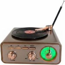 Everton RT-713  Bluetooth Fm-Usb-Tf-Aux  Şarjlı Nostaljik Radyo