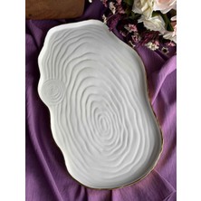 Dikdörtgen Sunum Tabağı Mikasa Moor Shiny 40X25CM