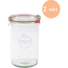 Feyza Design Pratik 1000 ml Saklama Kavanozu Seti (2 Adet) - Dayanıklı ve Şık Tasarım