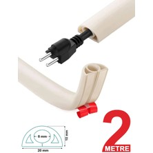 EasyTech Esnek Kablo Kanalı Krem / ET-KK13