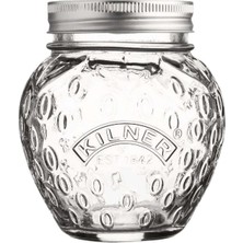 Feyza Design Şık 400 ml Çilekli Reçel Kavanozu, Doğal ve Sağlıklı Saklama Çözümü