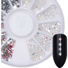 Born Pretty Tırnak Süsleme Taşı Seti Renkli Taşlar ile Özel Tasarım 10 Adet