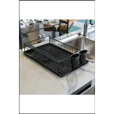 Feyza Design Pratik Tezgah Üstü Paslanmaz Bulaşıklık ve Kurutma Sepeti