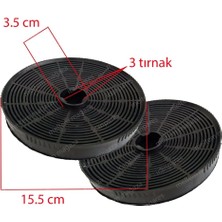 Süppürge Termikel Ile Uyumlu Cosmos 8020 Davlumbaz Aspiratör Karbon Filtresi