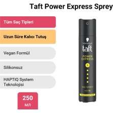 Taft Power Express 250 ml Vegan Saç Spreyi Anında Kuruyan Formülüyle Tüm Saç Tiplerine Uygun