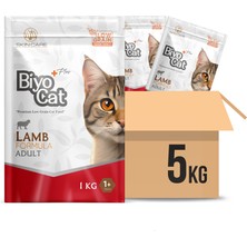 Biyocat Plus Kuzu Etli Yetişkin Kedi Maması 5 kg